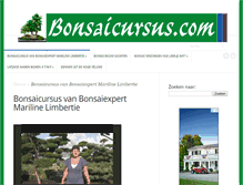 Tablet Screenshot of bonsaicursus.com
